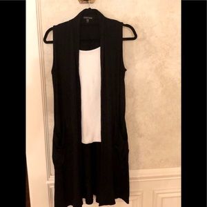 Eileen Fisher Viscose Long Vest